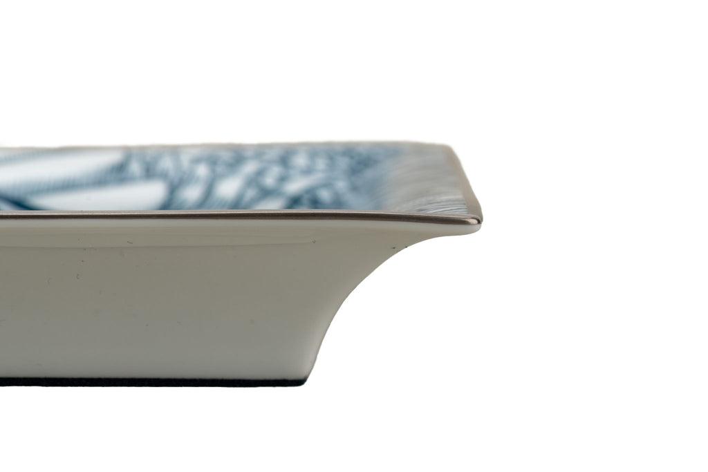 Hermès New Zebra Blue Porcelain Ashtray
