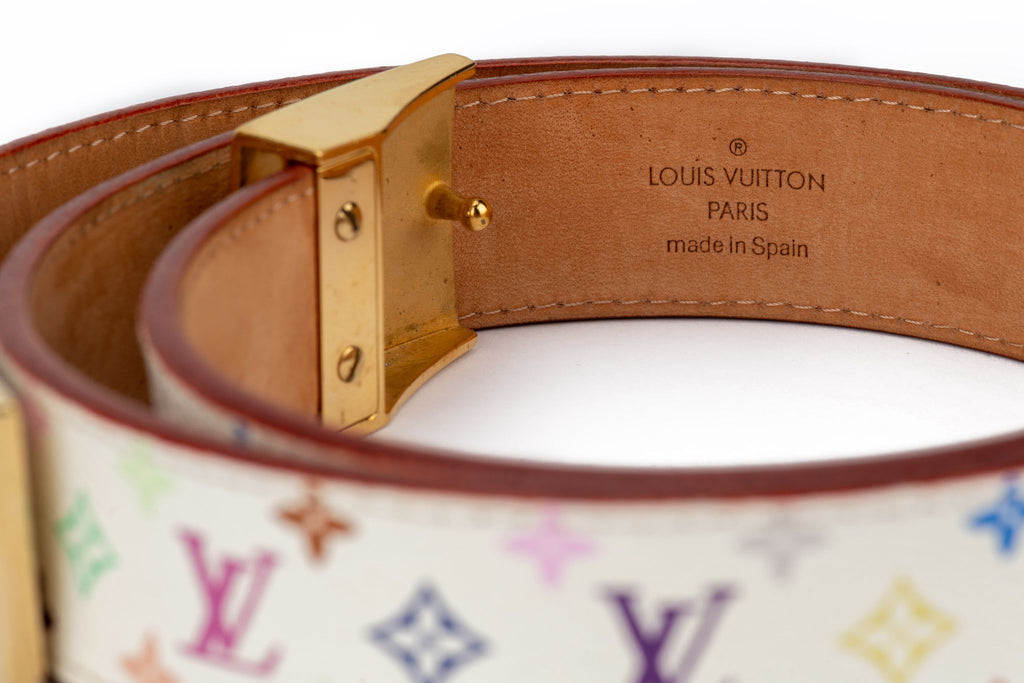 Vuitton Lim. Ed. Murakami White Belt