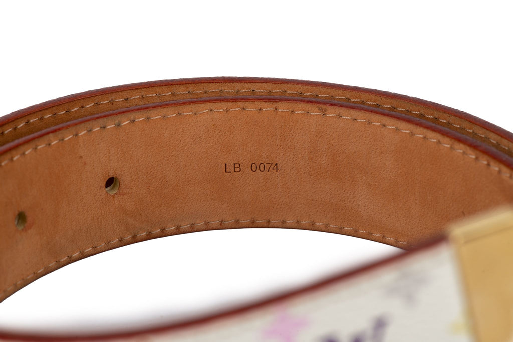 Vuitton Lim. Ed. Murakami White Belt
