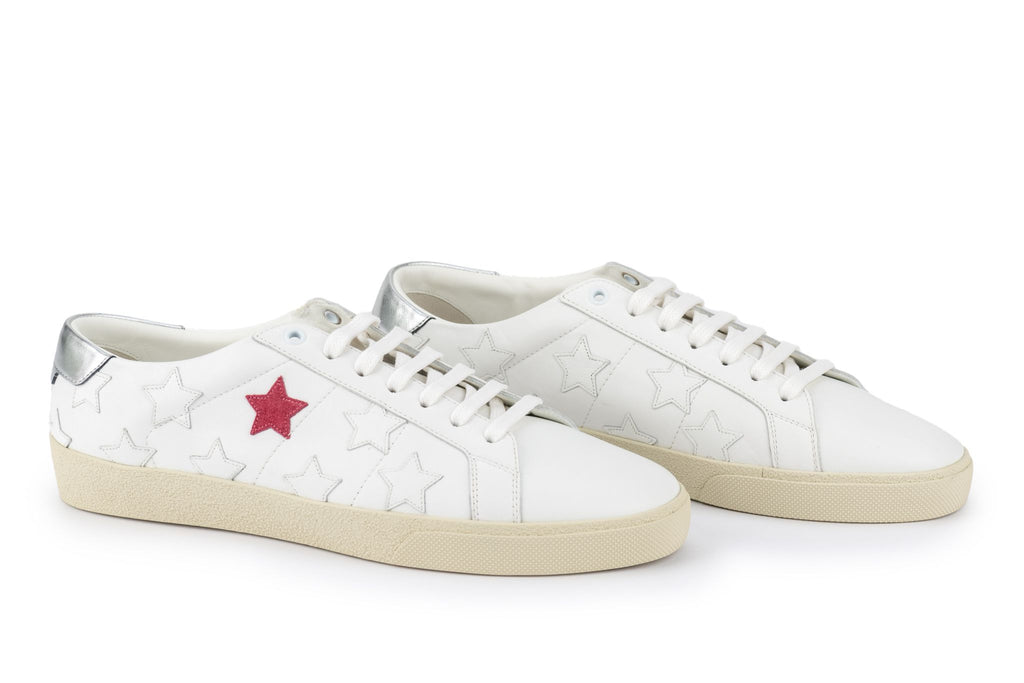 YSL New White Stars Sneakers 41 1/2