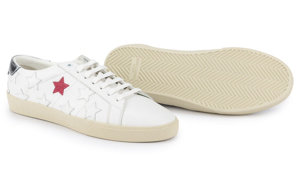 YSL New White Stars Sneakers 41 1/2