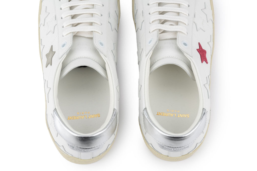 YSL New White Stars Sneakers 41 1/2