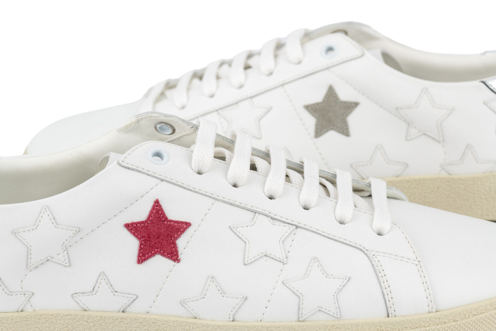 YSL New White Stars Sneakers 41 1/2