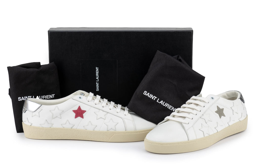 YSL New White Stars Sneakers 41 1/2