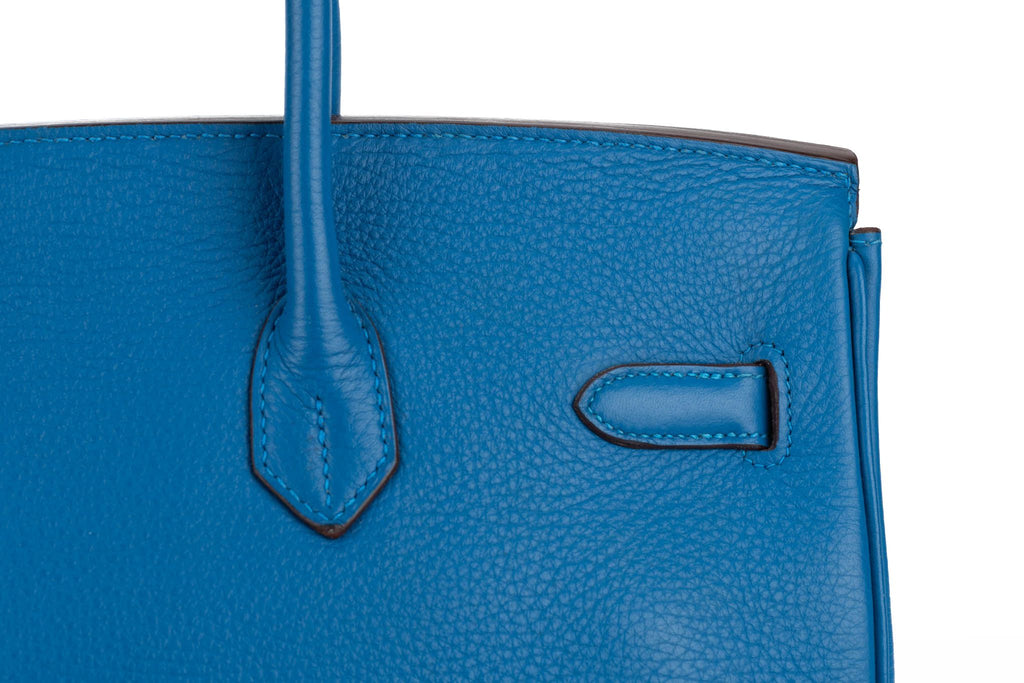 Hermes Birkin 35 Blue Izmir Clemence