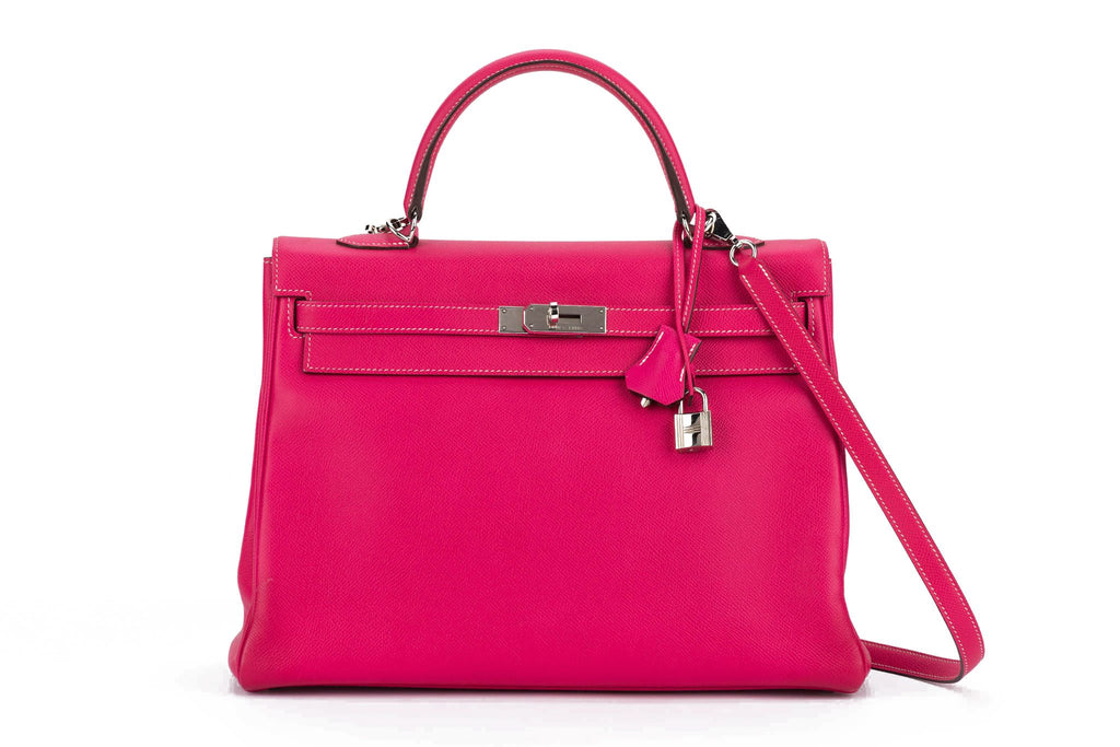 Hermes Rose Tyrien/Tosca Verso Kelly 35