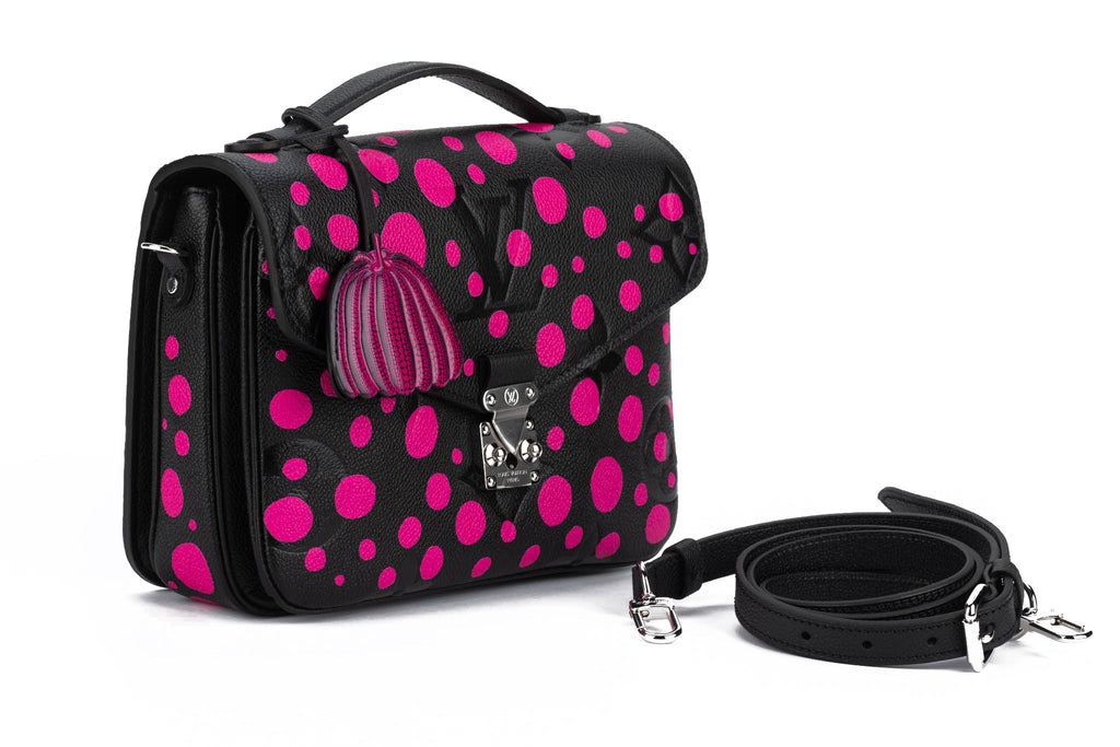 Vuitton BNIB Kusama Métis Black Fuchsia