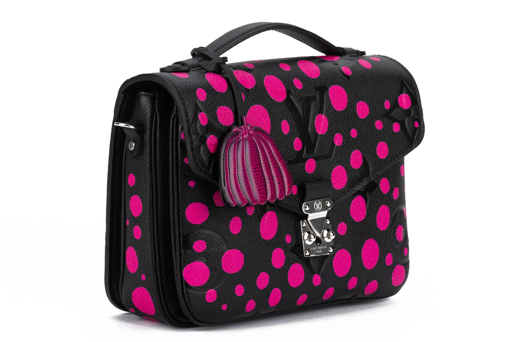 Vuitton BNIB Kusama Métis Black Fuchsia