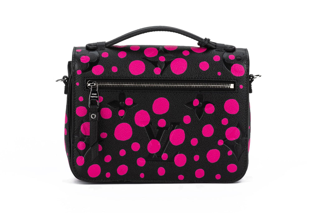 Vuitton BNIB Kusama Métis Black Fuchsia