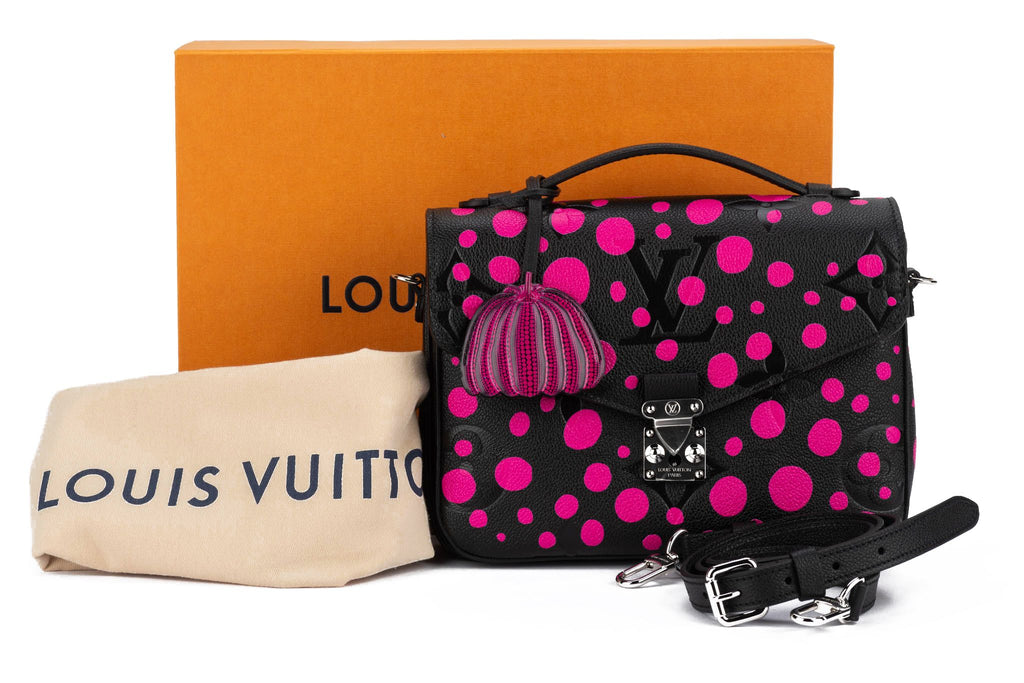 Vuitton BNIB Kusama Métis Black Fuchsia