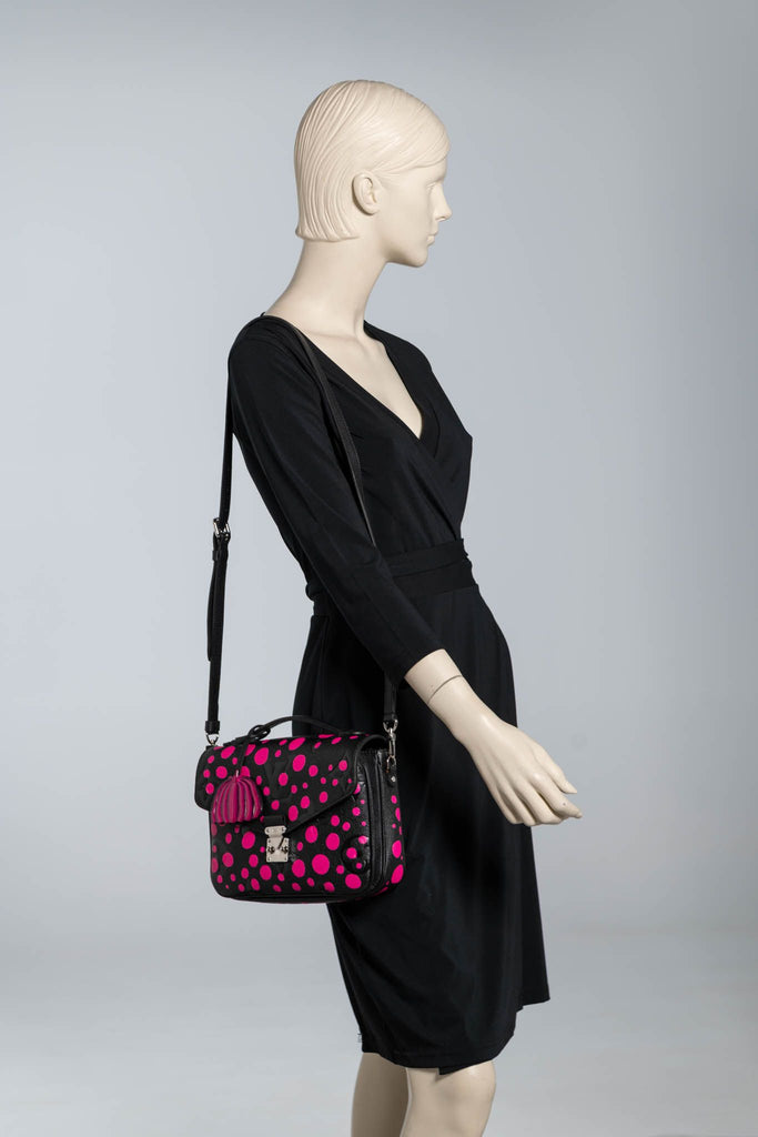 Vuitton BNIB Kusama Métis Black Fuchsia
