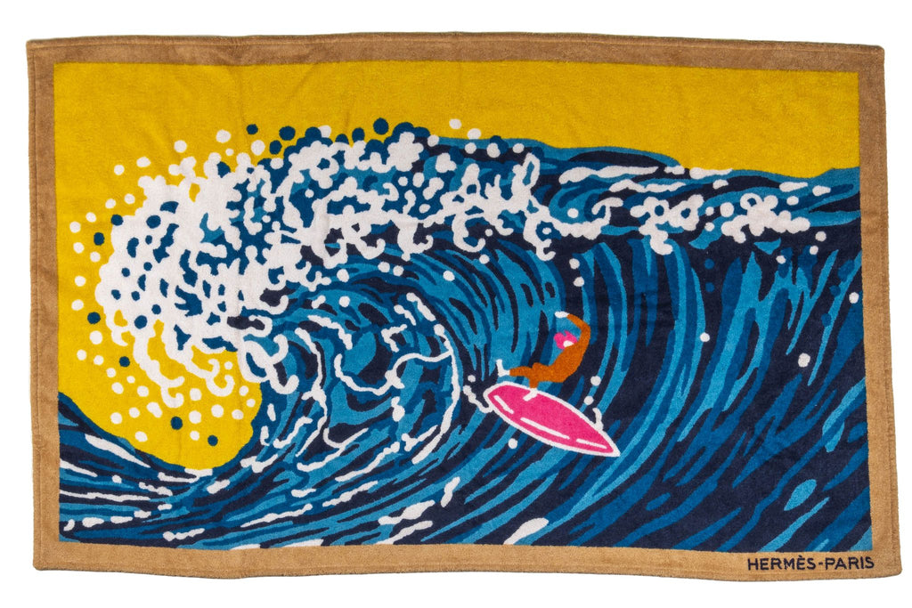 Hermès BNIB Surf & Wave Beach Towel