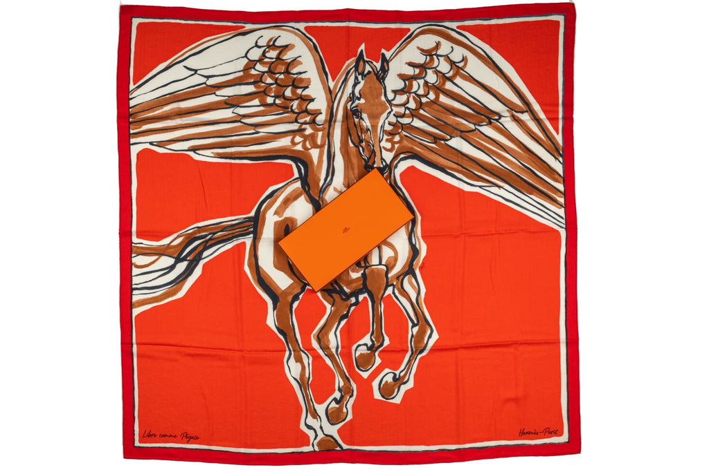 Hermès New "Libre Comme Pegase" Shawl