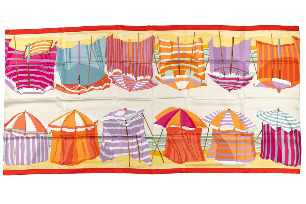 Hermès New Silk Beach Cabanas Stole