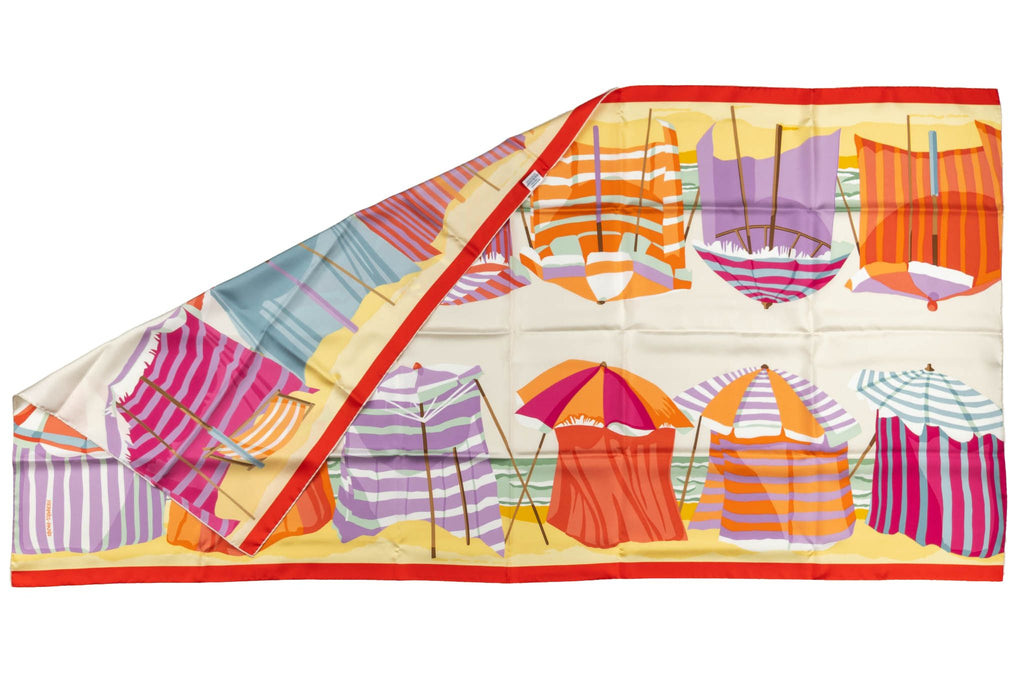 Hermès New Silk Beach Cabanas Stole