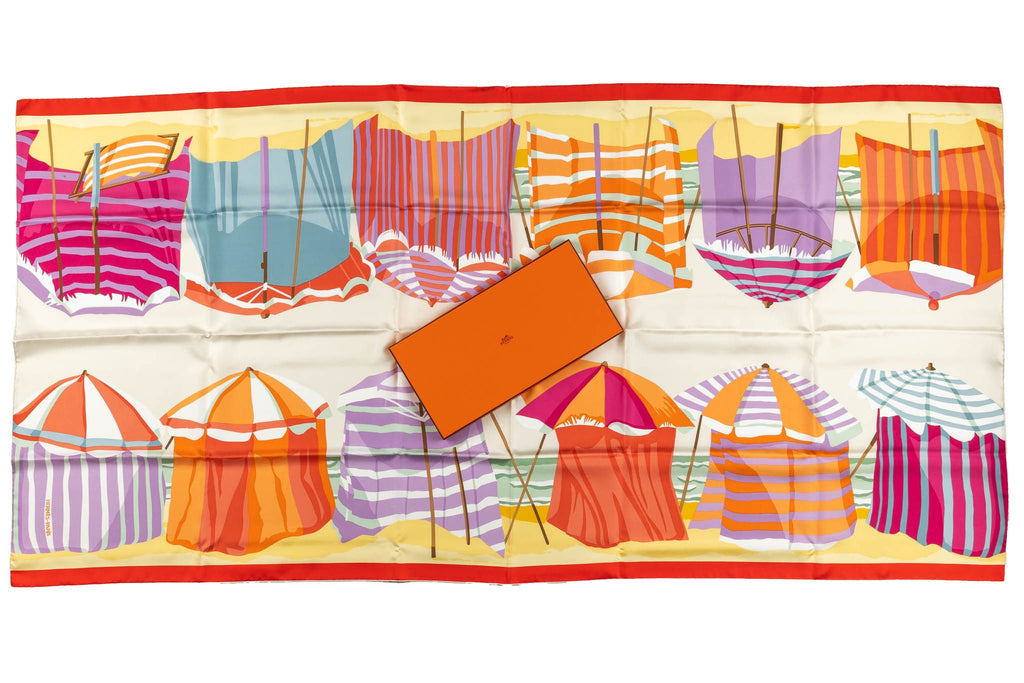 Hermès New Silk Beach Cabanas Stole