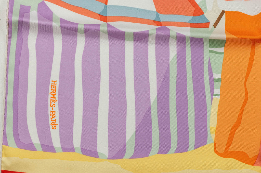 Hermès New Silk Beach Cabanas Stole