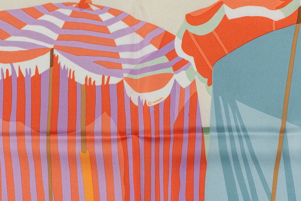 Hermès New Silk Beach Cabanas Stole