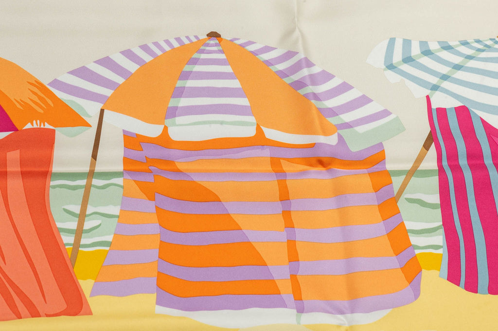 Hermès New Silk Beach Cabanas Stole