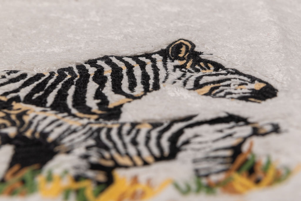 Hermès Vintage Terry Cloth Zebra Towel