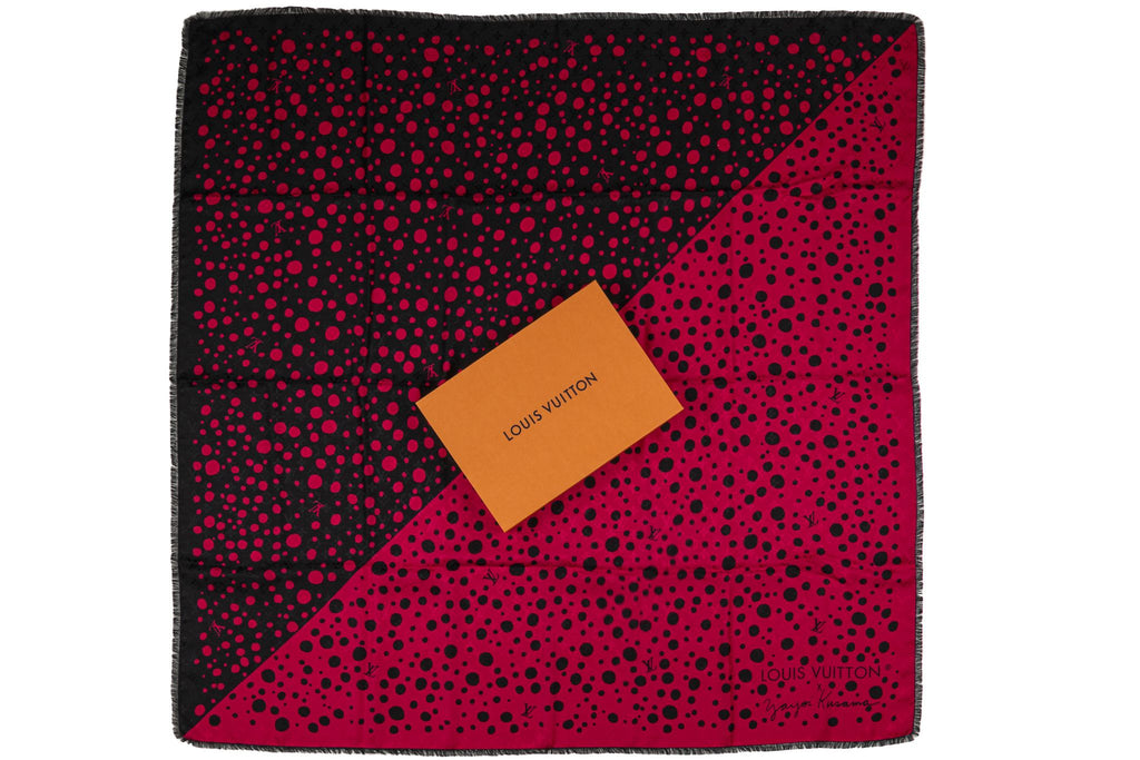 Vuitton New Kusama 2 Tone Shawl