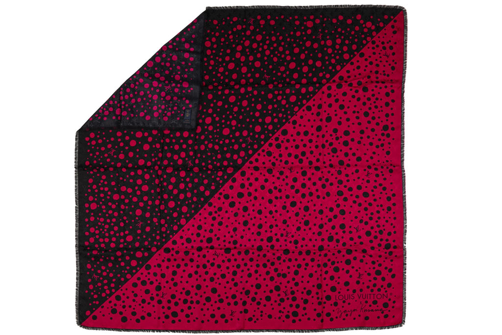 Vuitton New Kusama 2 Tone Shawl