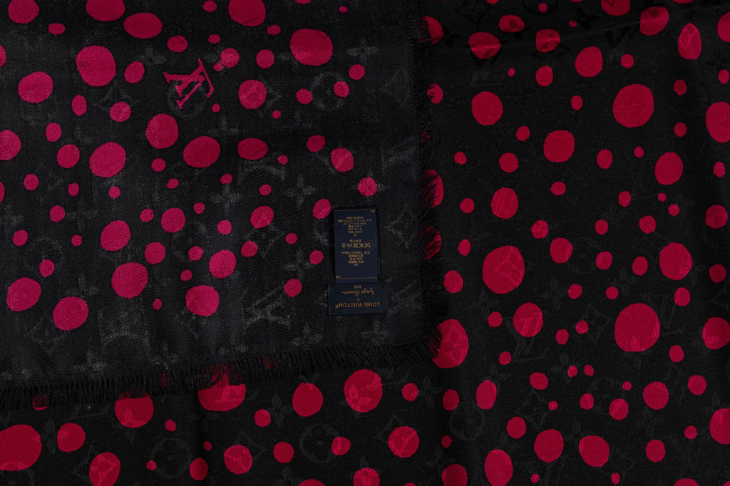 Vuitton New Kusama 2 Tone Shawl