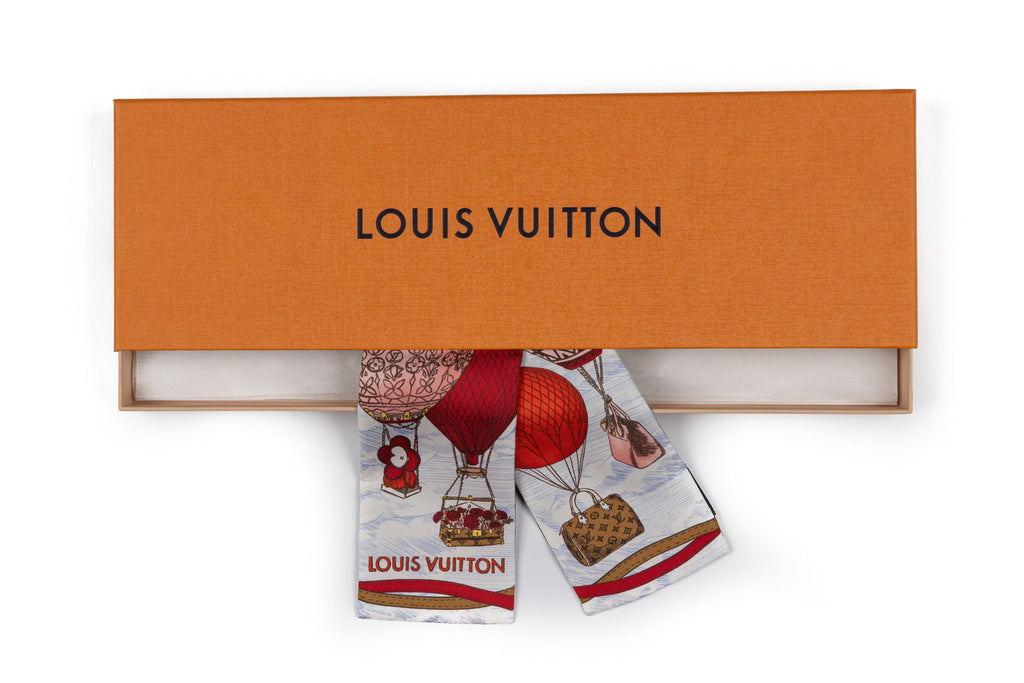 Vuitton New Air Ballon Silk Red Bandeau
