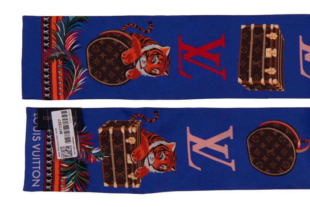 Vuitton New Precious Tiger Silk Bandeau