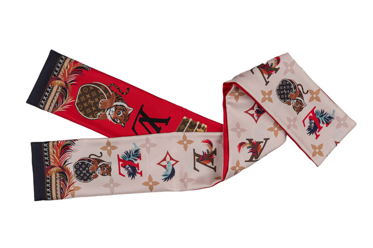Vuitton New Precious Tiger Silk Bandeau