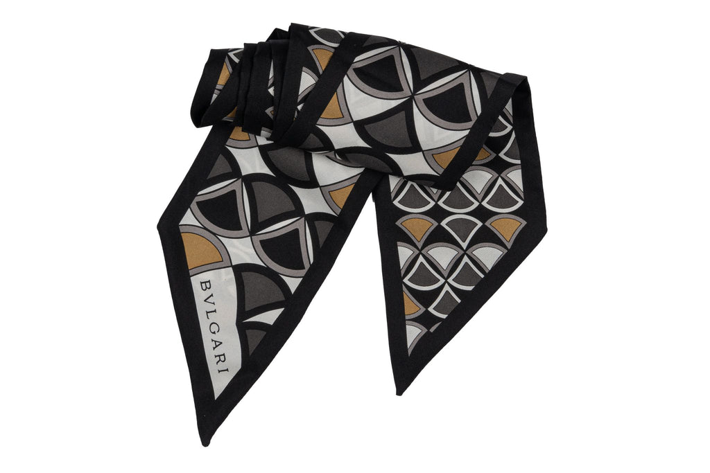 Burberry New Geometric Silk Maxi Twilly
