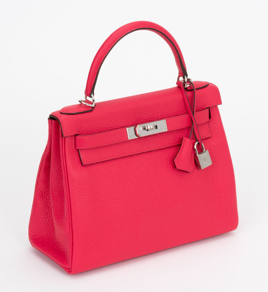 Hermes New Kelly 28 Rose Mexico Clemence