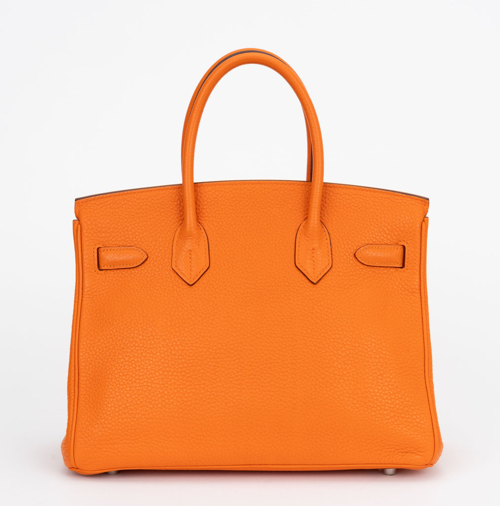 Hermès Birkin 30 Clemence Orange Pallad