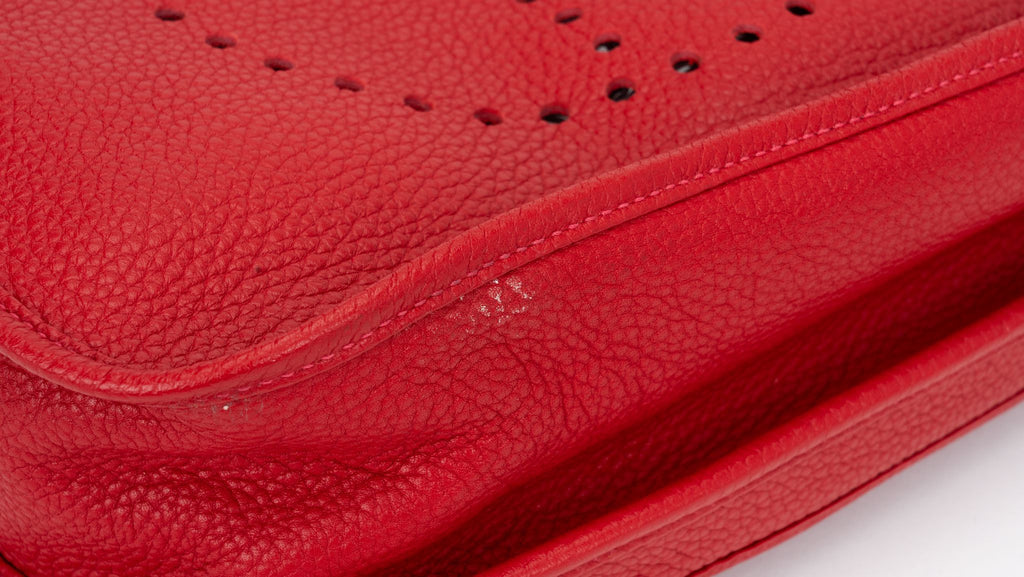 Hermès Evelyne GM Rouge & Palladium
