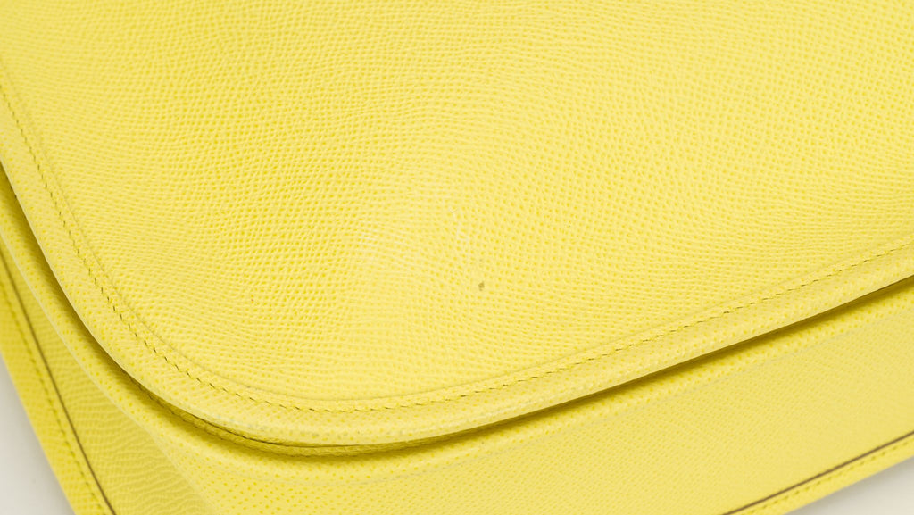 Hermès Jaune Poussin Epsom Evelyne PM