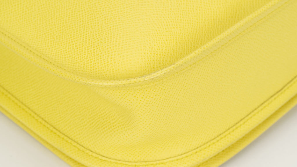 Hermès Jaune Poussin Epsom Evelyne PM