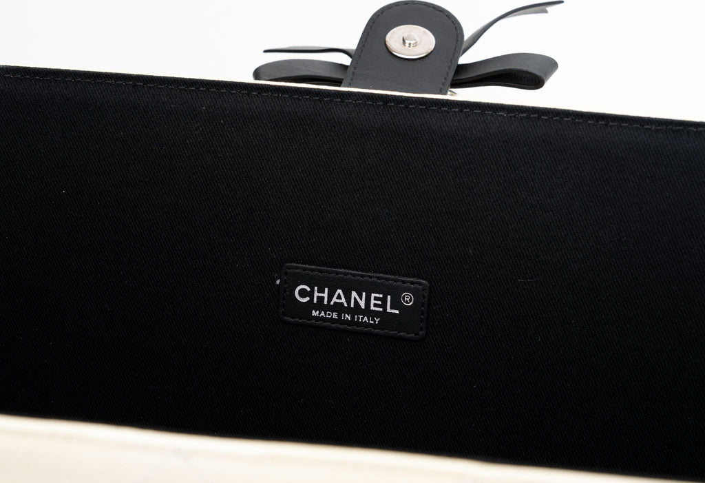 Chanel New 2014 White Portfolio Clutch