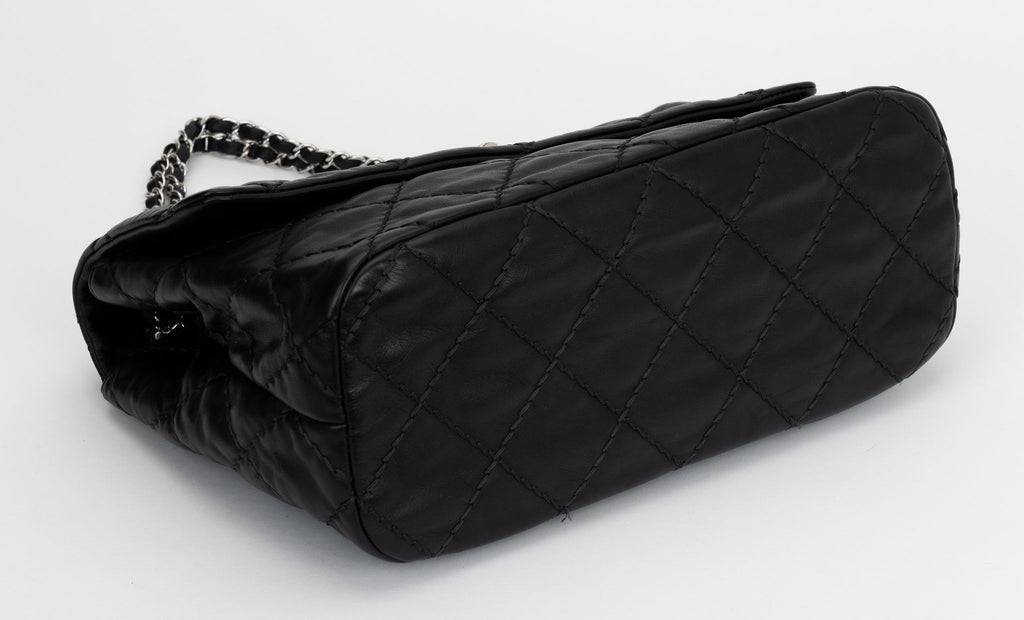 Chanel Black Quilted Large Shoulder Bag