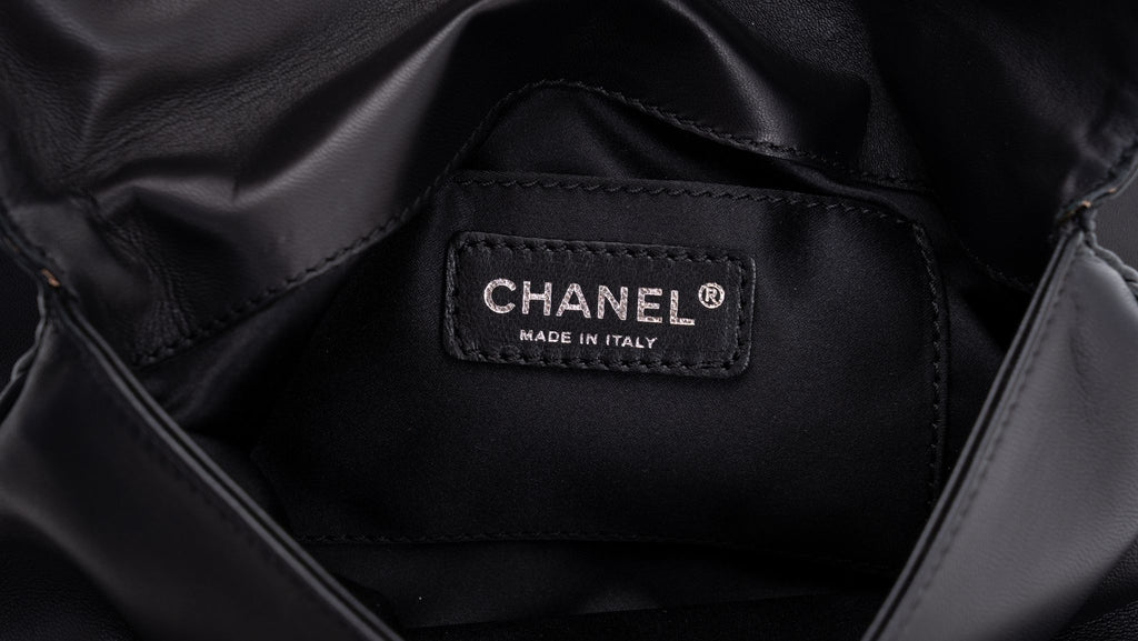 Chanel Black Double Sided Shoulder Bag