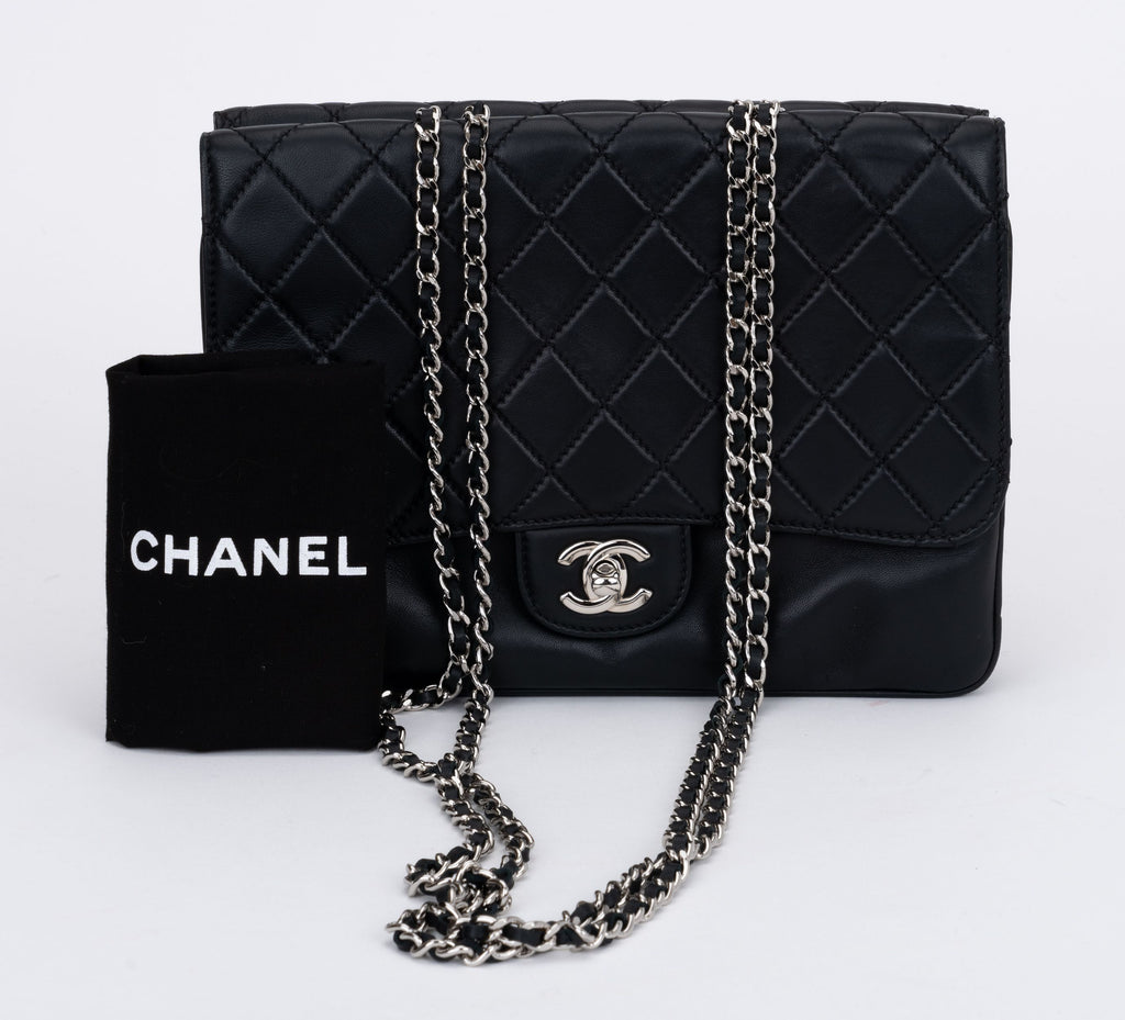 Chanel Black Double Sided Shoulder Bag