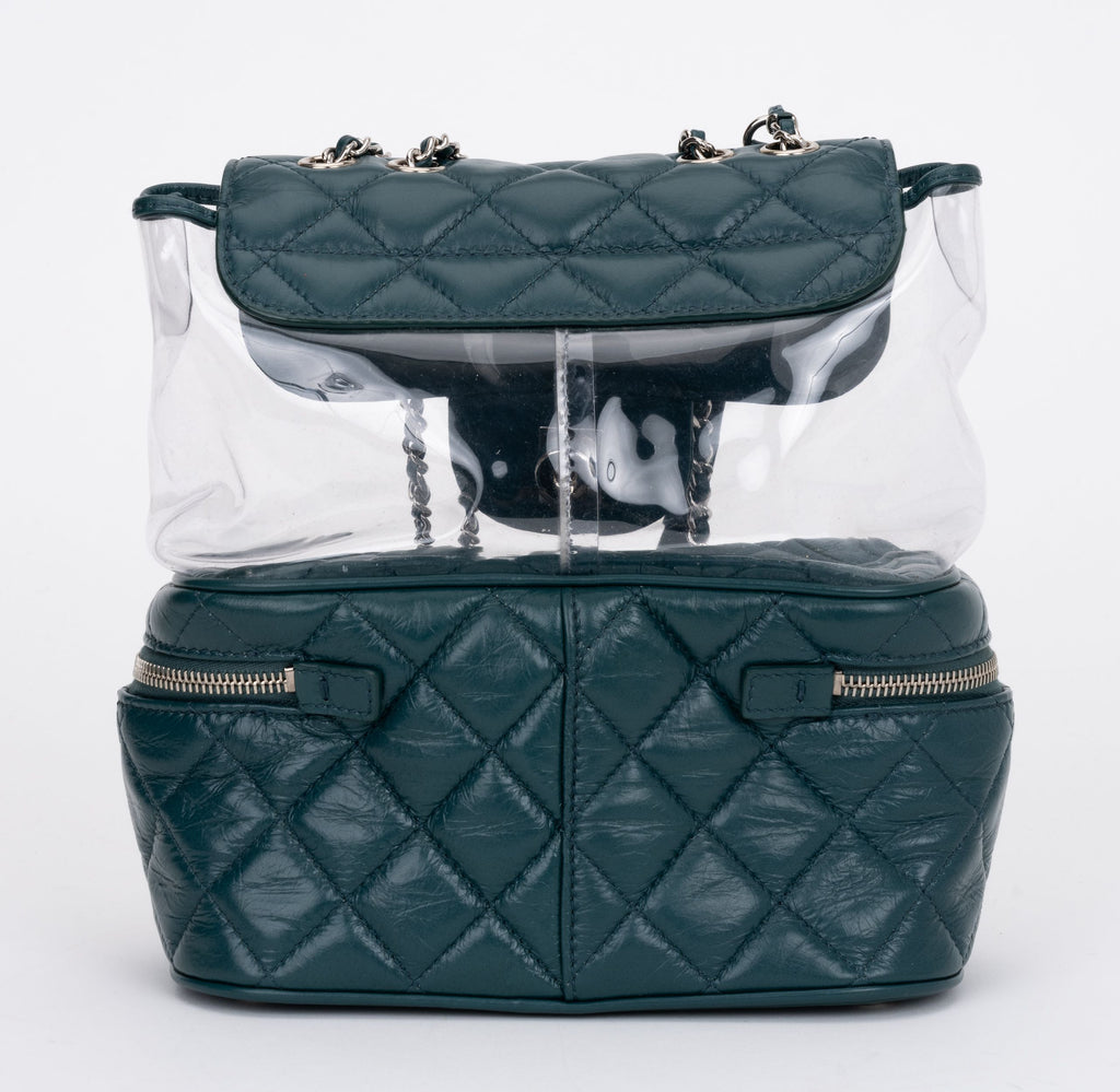 Chanel Green Pvc Shoulder Tote Bag