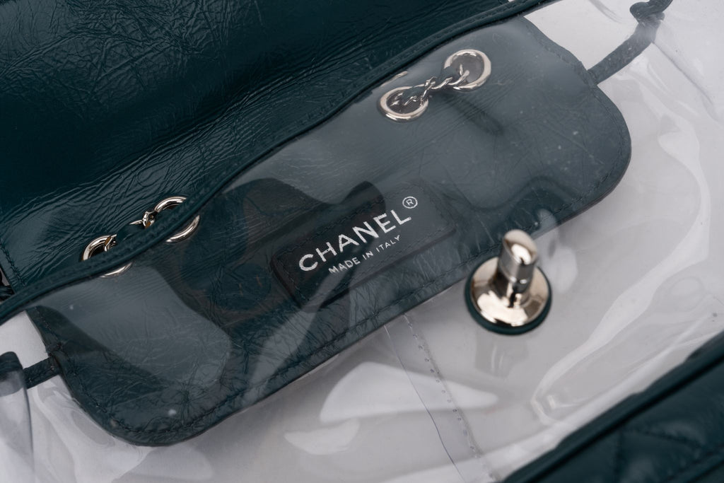 Chanel Green Pvc Shoulder Tote Bag
