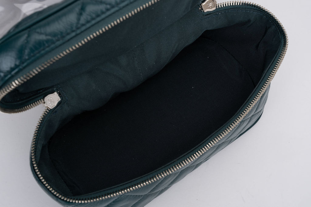 Chanel Green Pvc Shoulder Tote Bag