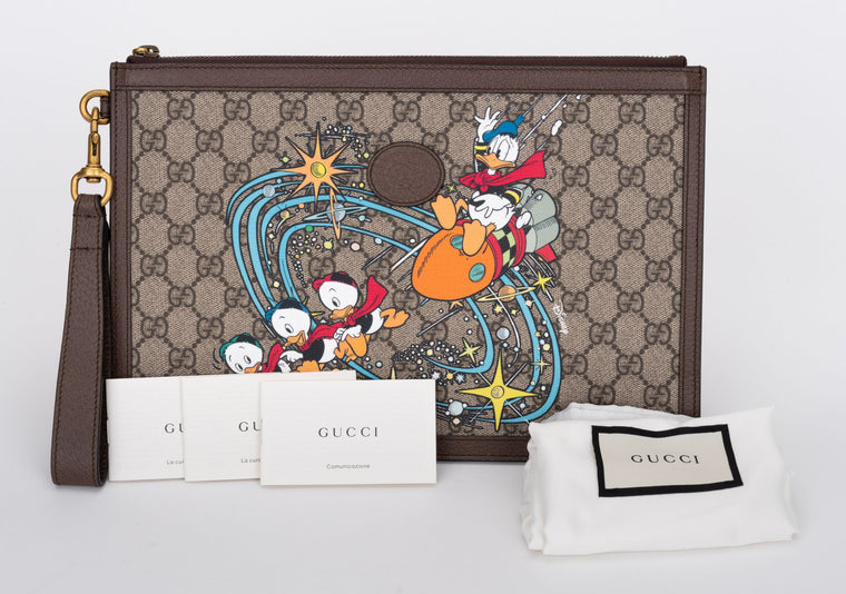 Gucci X Disney LIM.ED.Donald Duck Clutch