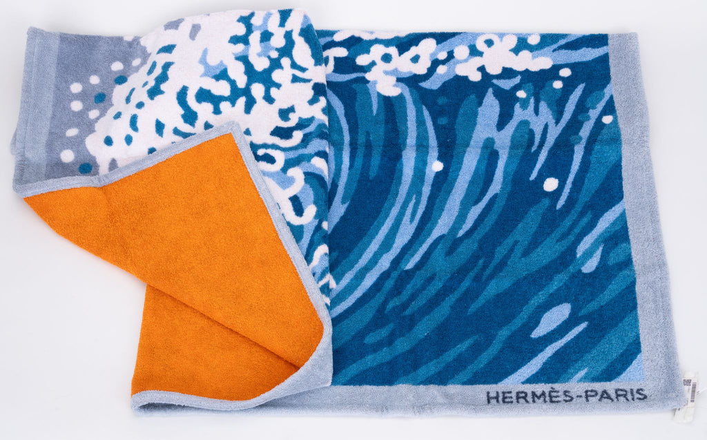 Hermès BNIB Surf & Wave Beach Towel