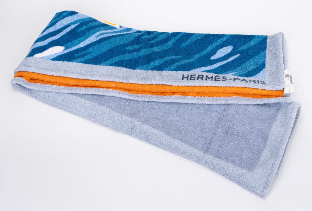 Hermès BNIB Surf & Wave Beach Towel
