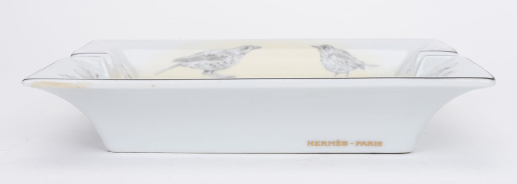 Hermès Porcelain Wild Birds Ashtray