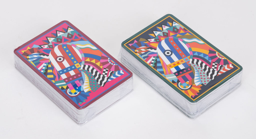 Hermès New Set 2 Poker Decks In Box