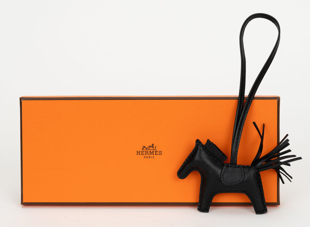 Hermes New So Black Rodeo Bag Charm PM