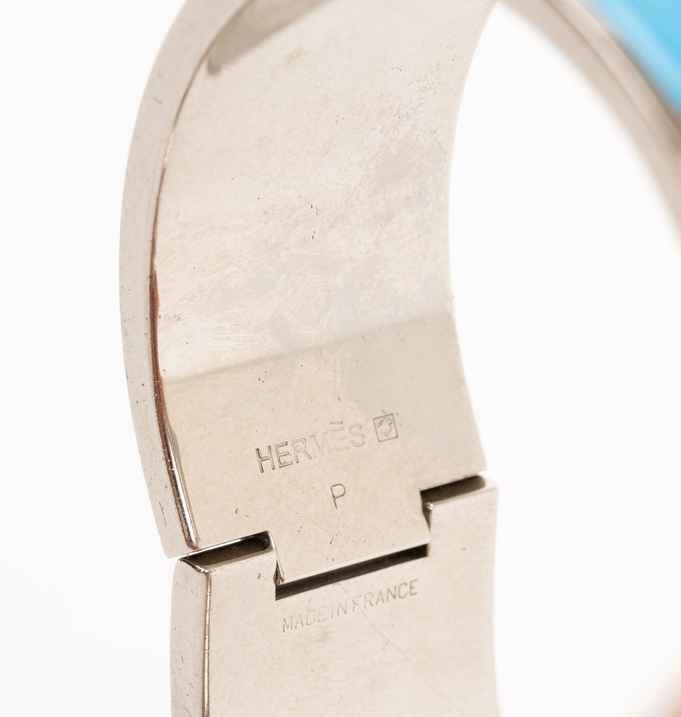 Hermès Clic Clac Turquoise H Bracelet MD